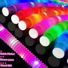 Light up LED Expandable Connecting Tubes- Sensory toy - Redemption- Party Favors- .73 each - pack of 30 - $21.90